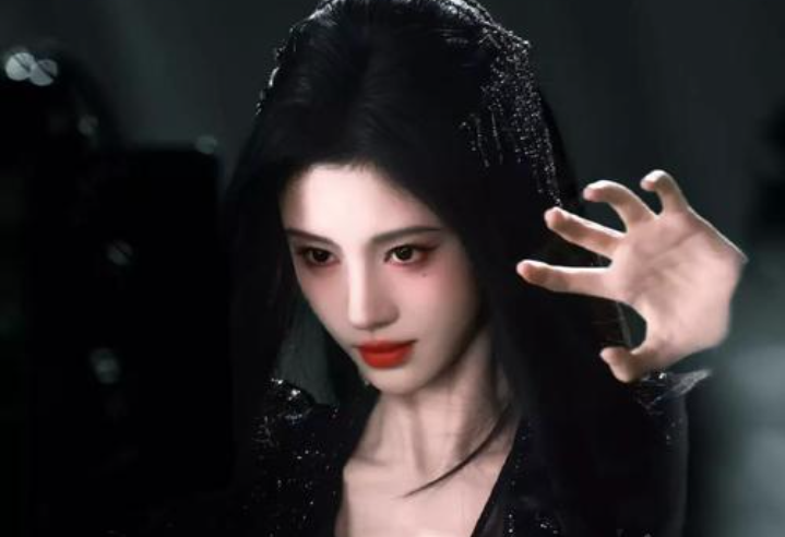 “恶女”鞠婧祎新妆容-川穆娱乐